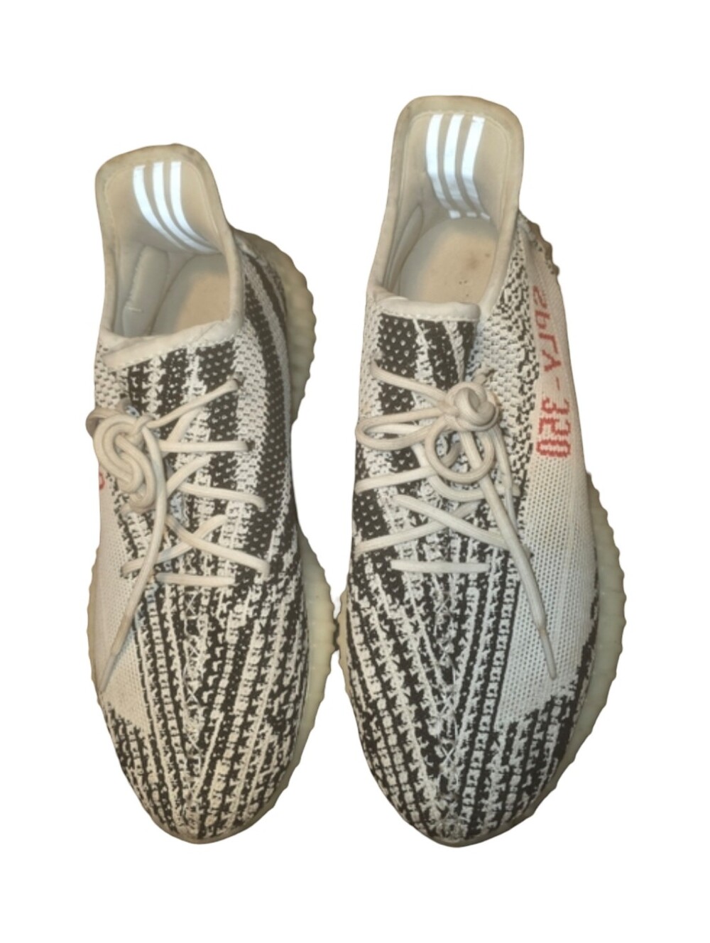 Yeezy Boost 350 V2 Zebra White Black with Red Stripe